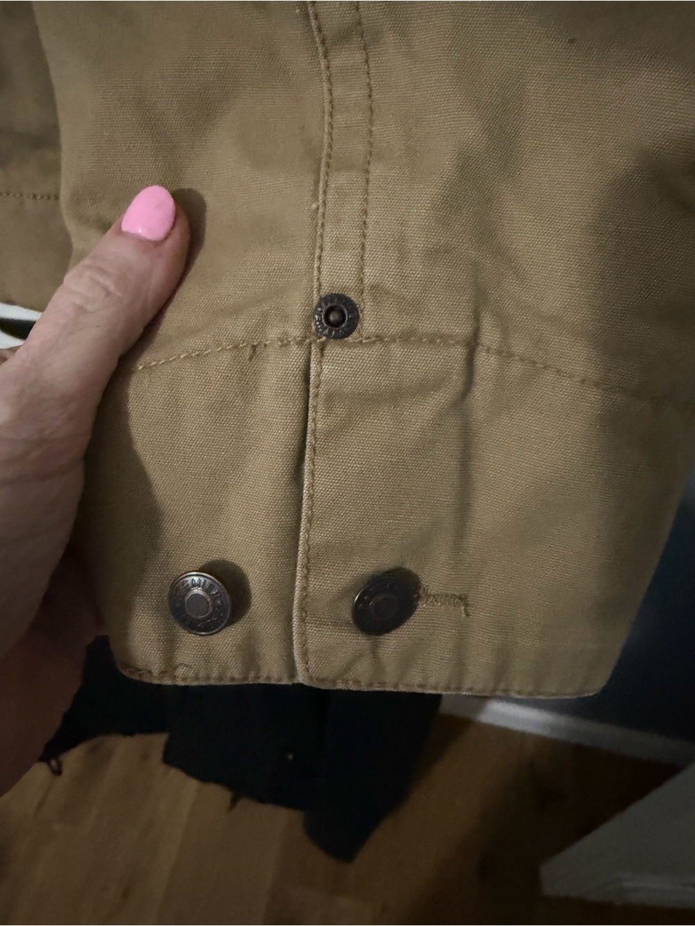 Preview International Men’s Quilted Field Jacket - Khaki - Picture 5 of 5
